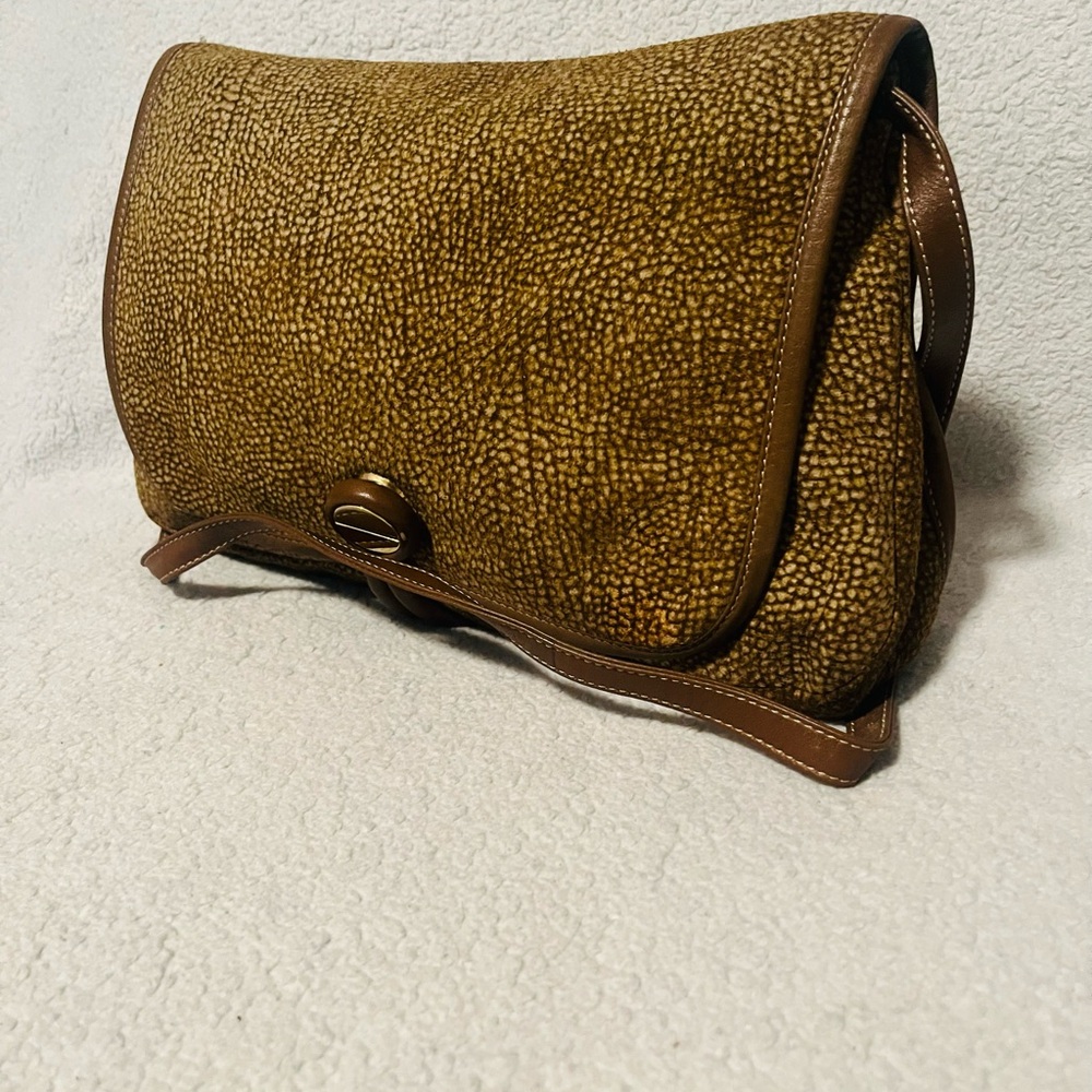 Borbonese Quail Suede Shoulder Bag - Picture 2 of 12